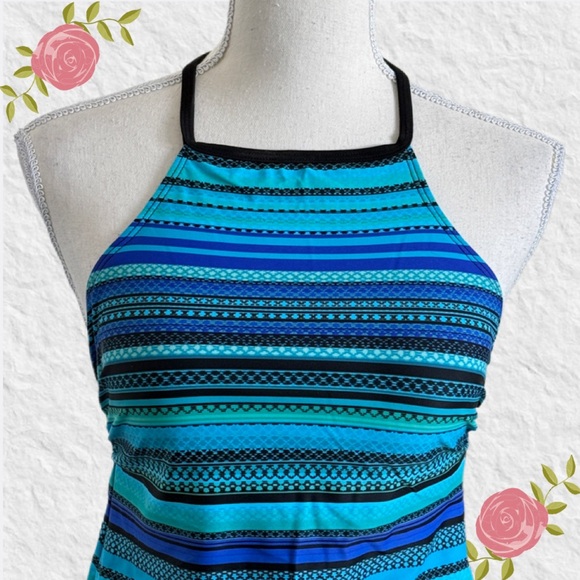 NWT Sail Away Printed Haltered Tankini - Picture 4 of 9